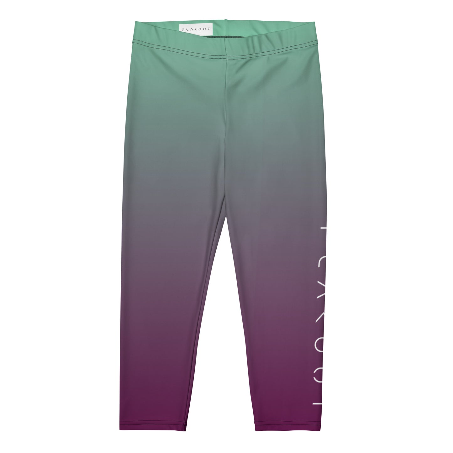 Wineberry Blossom Women's Capri Leggings - FLAKOUT