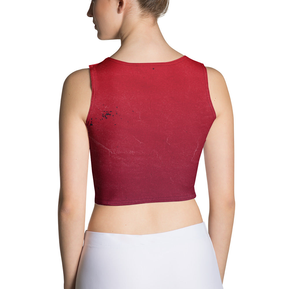 Crop Top Red Black Crush - FLAKOUT