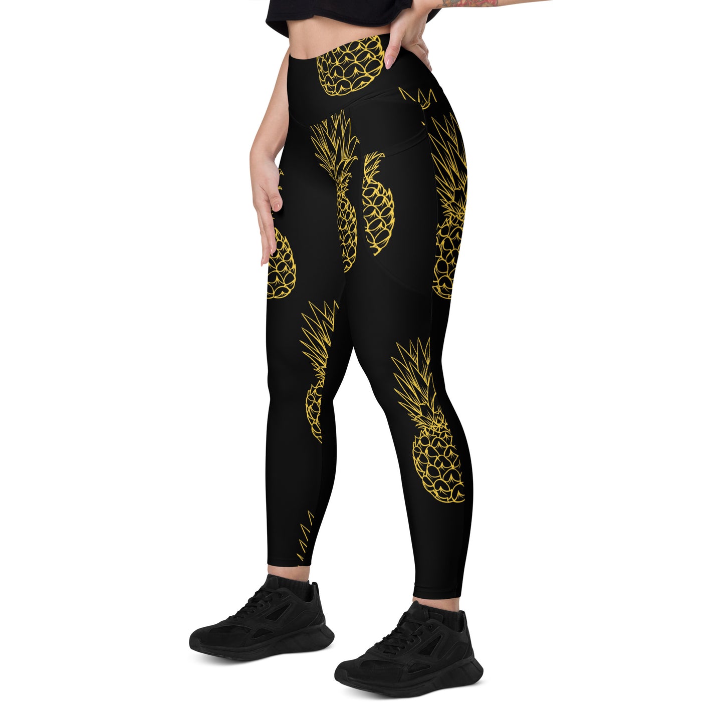 Pineapple Bliss Women's Leggings With Pockets - FLAKOUT