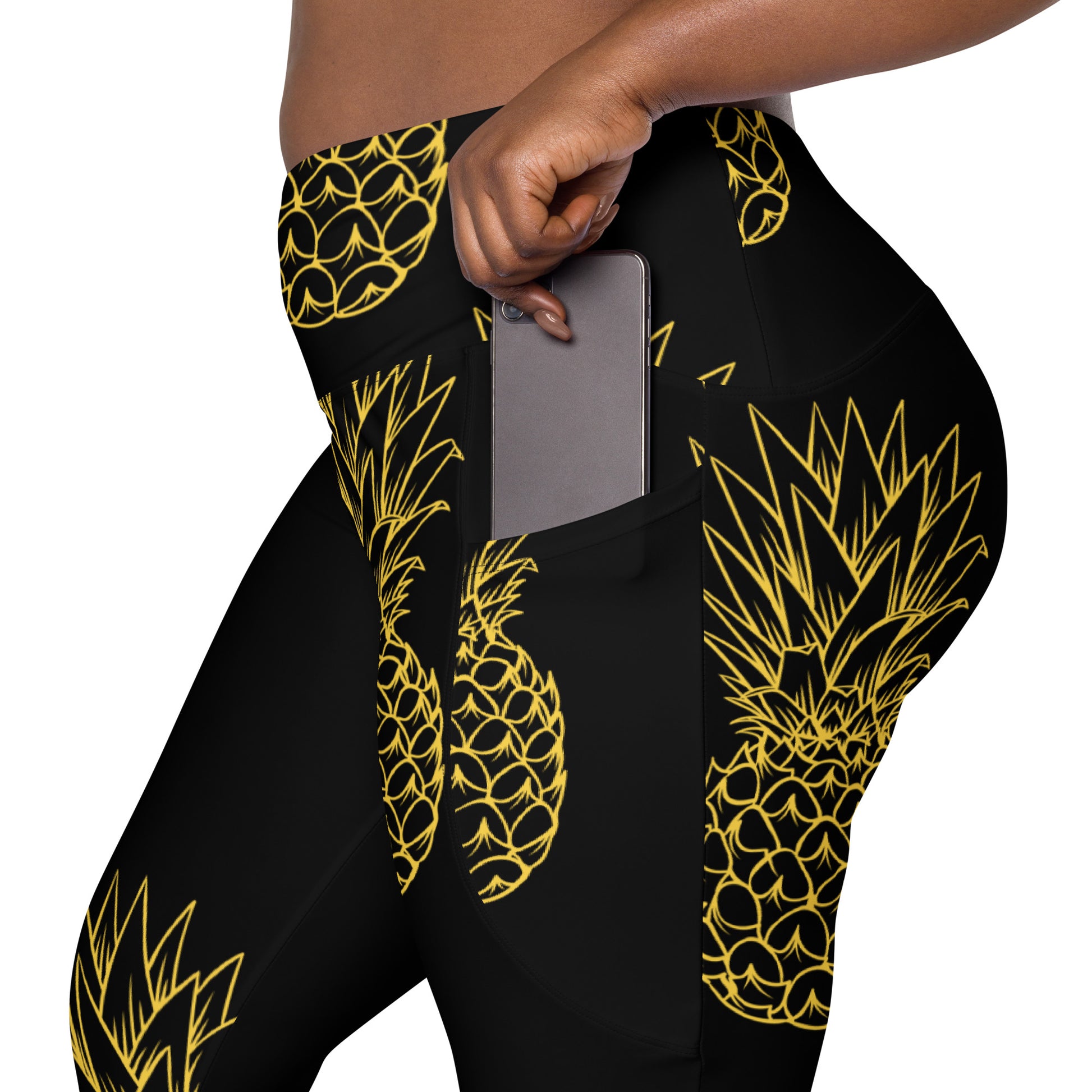 Pineapple Bliss Women's Leggings With Pockets - FLAKOUT