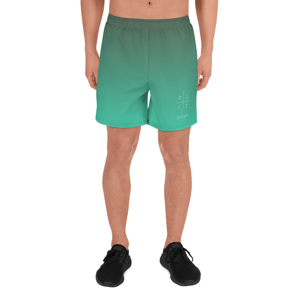 FLAKOUT Sport Ocean Breeze Men's Recycled Athletic Shorts - FLAKOUT