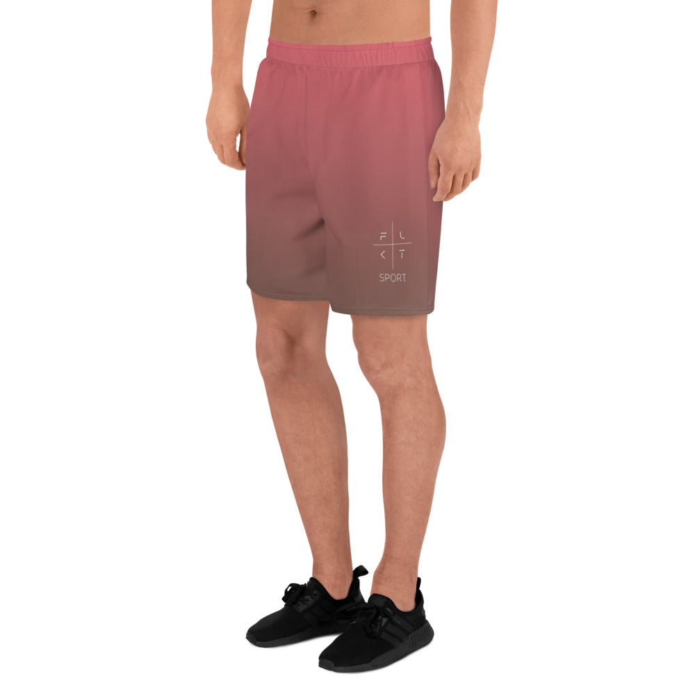 FLAKOUT Sport Rouge Fusion Men's Recycled Athletic Shorts - FLAKOUT