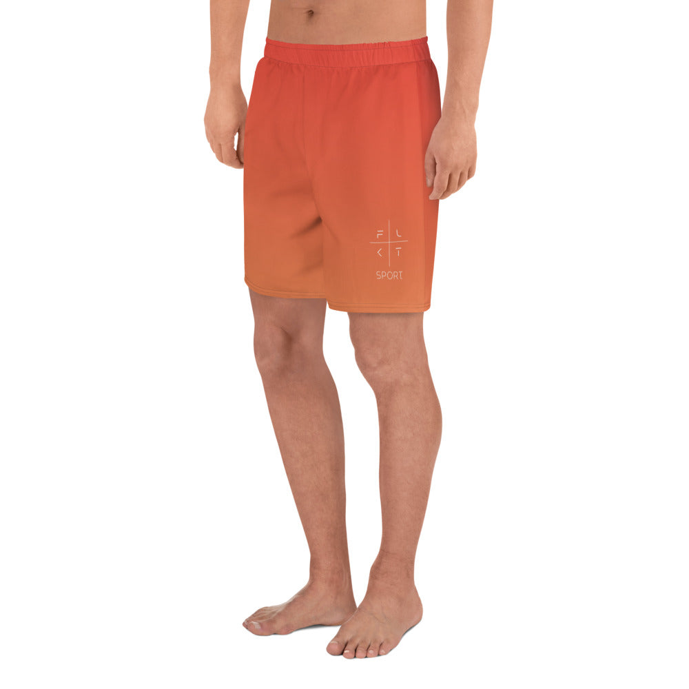 FLAKOUT Sport Flame Kissed Men's Recycled Athletic Shorts - FLAKOUT