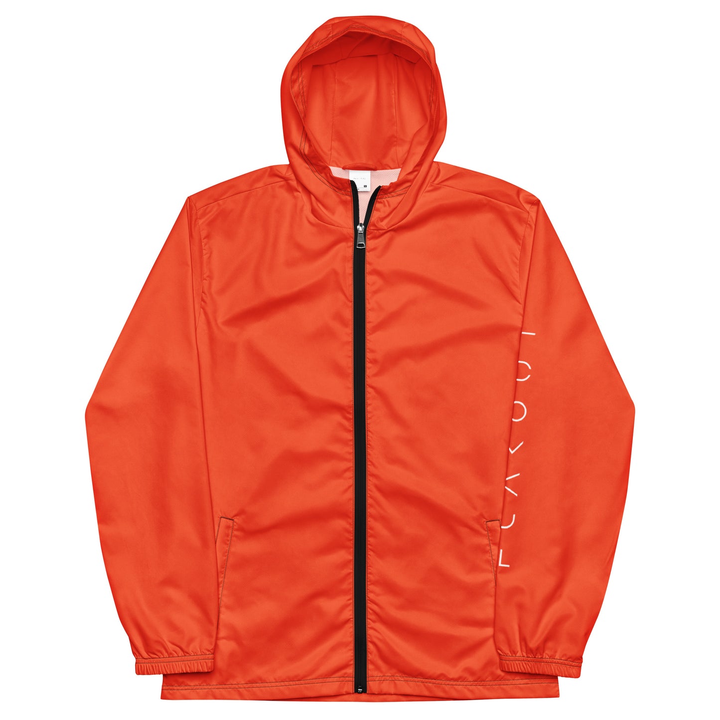 Outrageous Orange Waterproof Windbreaker - FLAKOUT