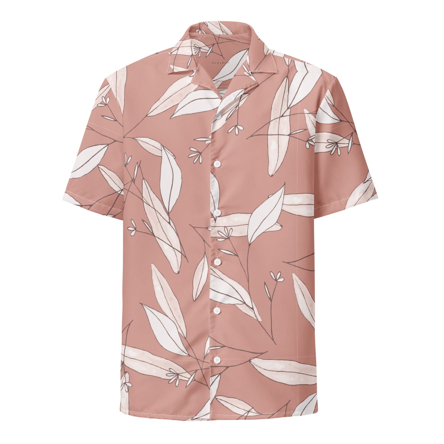 Feathered Finesse Button Shirt - FLAKOUT