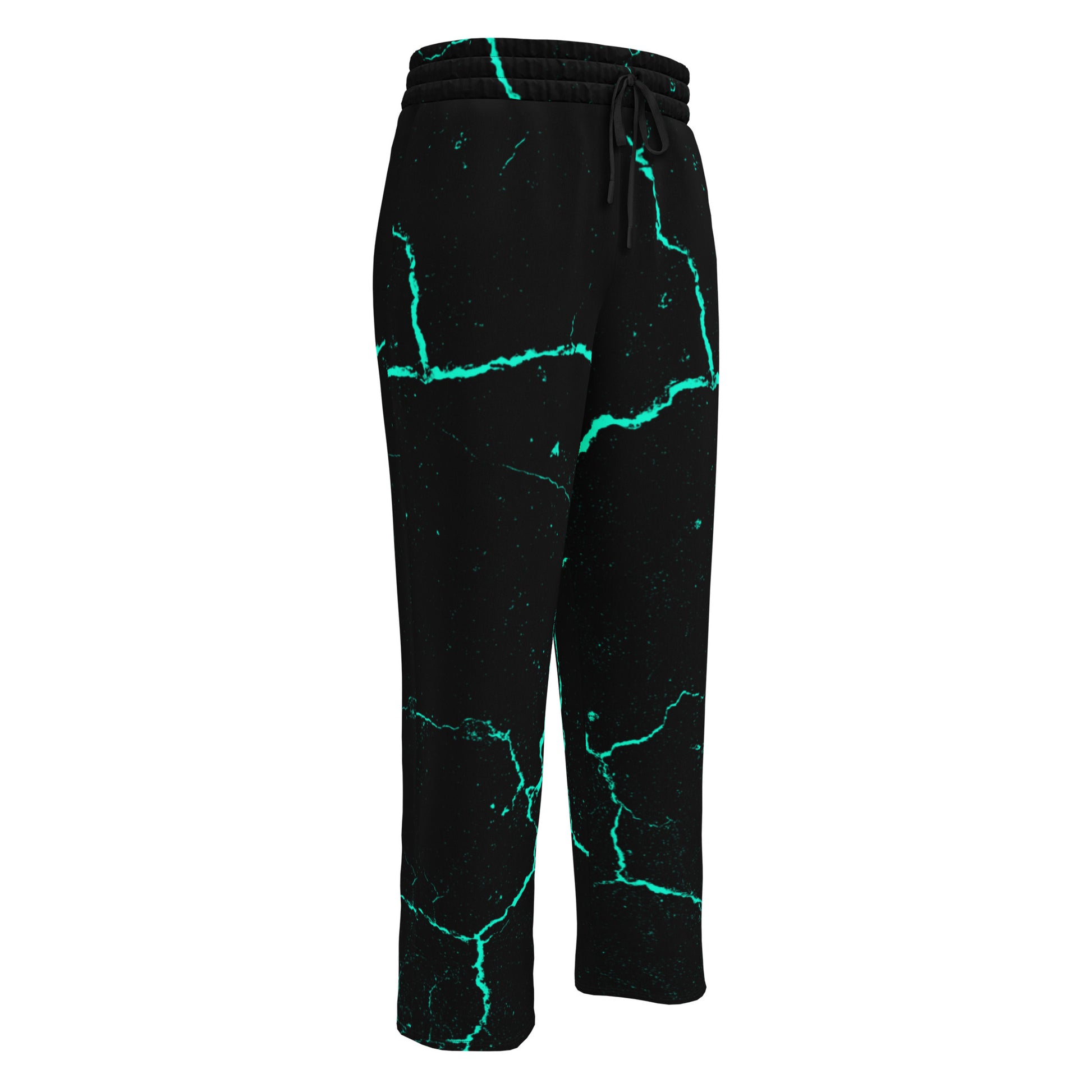 Galactic Glow Unisex Wide-leg Recycled Joggers - FLAKOUT