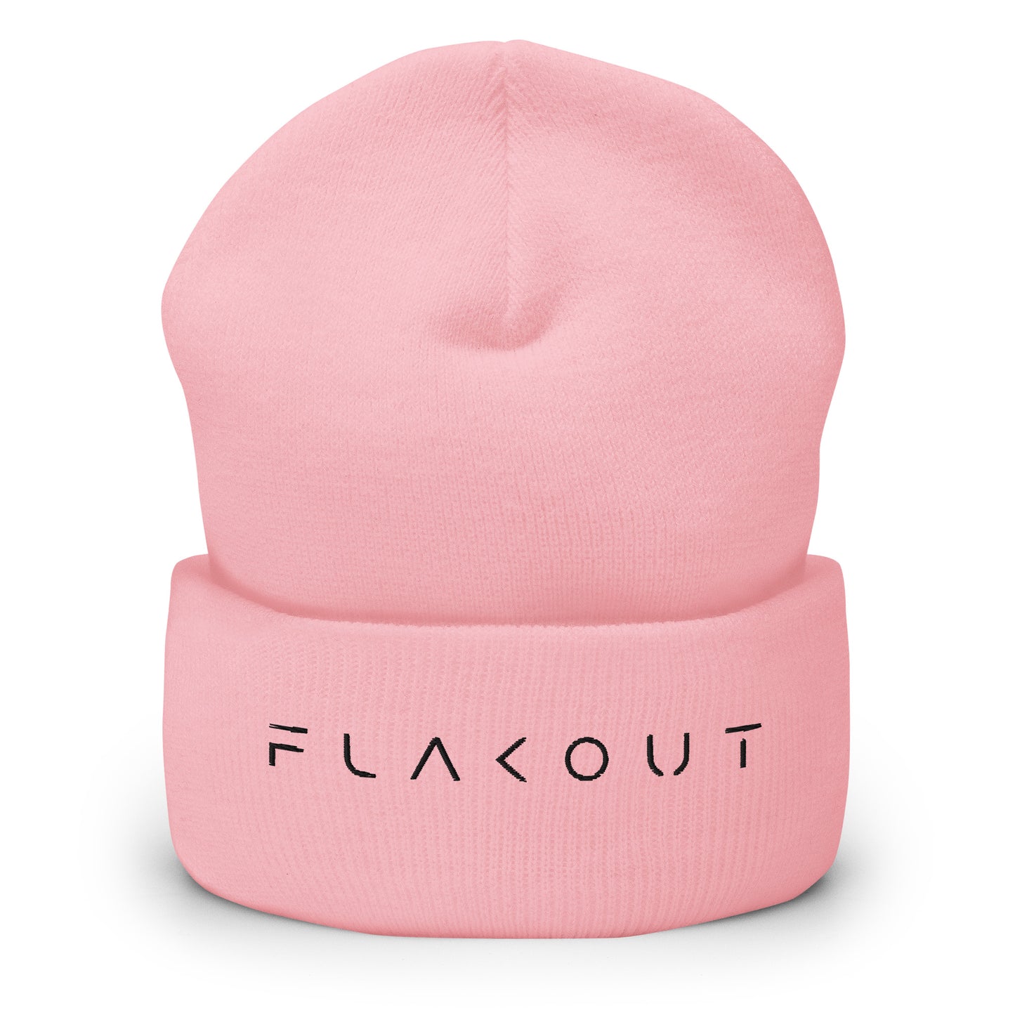 FLAKOUT Logo Embroidered Unisex Cuffed Beanie