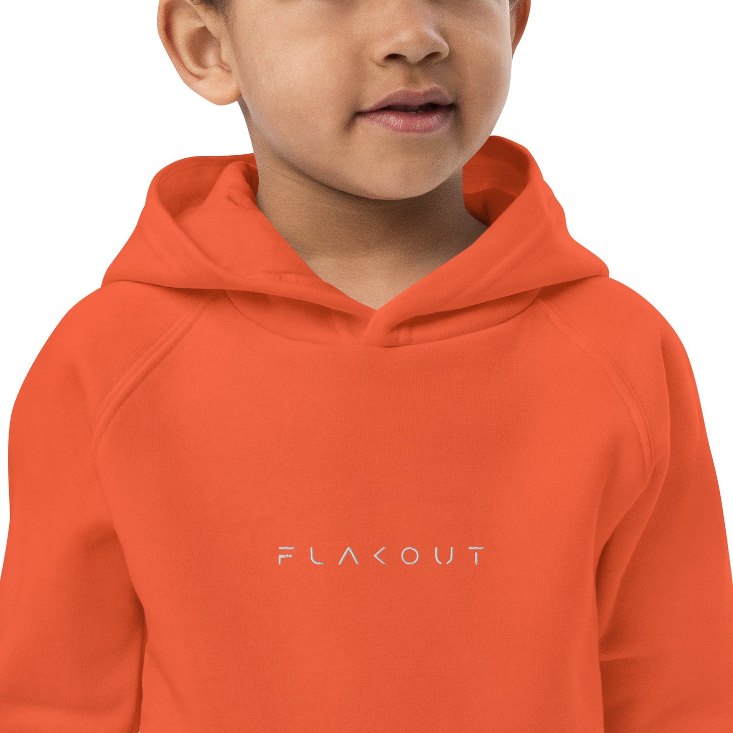 FLAKOUT Logo Embroidered Kid's Recycled Hoodie - FLAKOUT