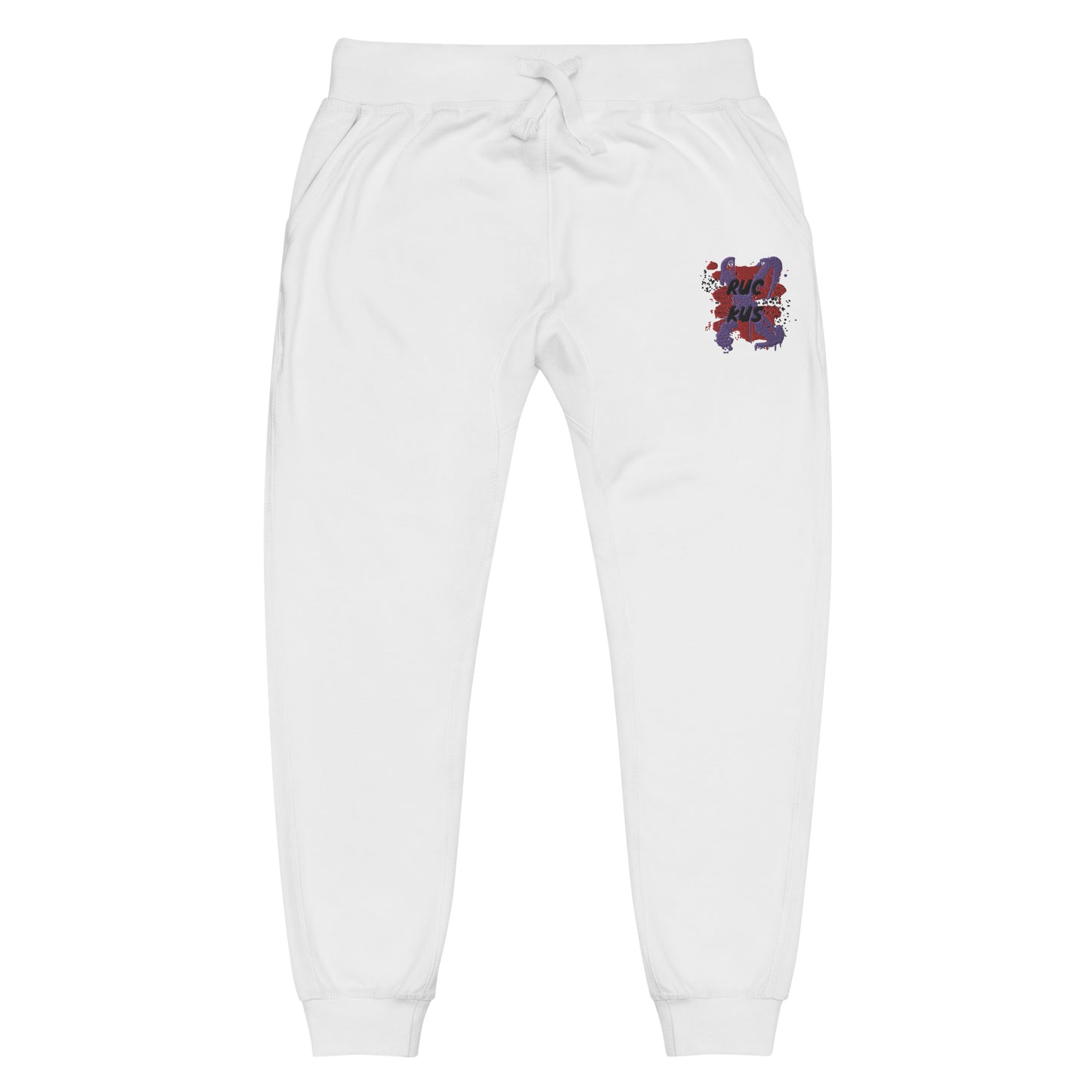 Ruckus Embroidered Unisex Fleece Sweatpants - FLAKOUT