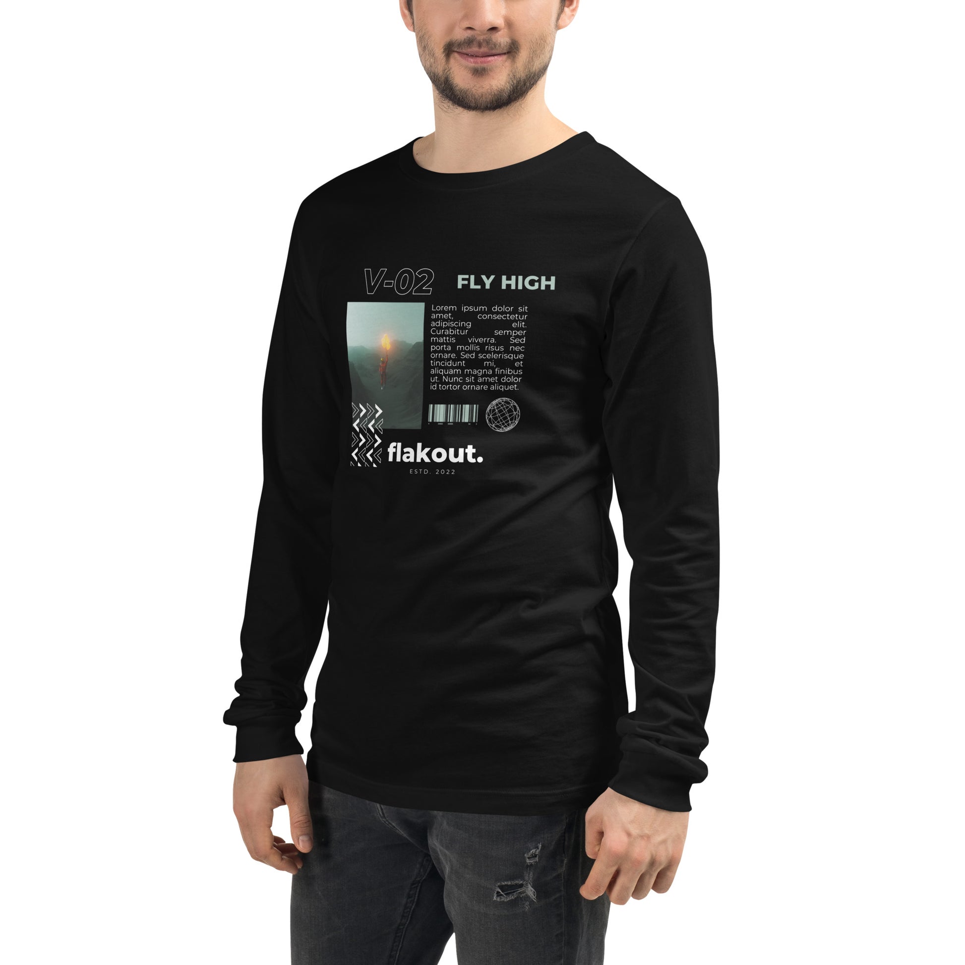 Fly High Voyager Long Sleeve Tee - FLAKOUT