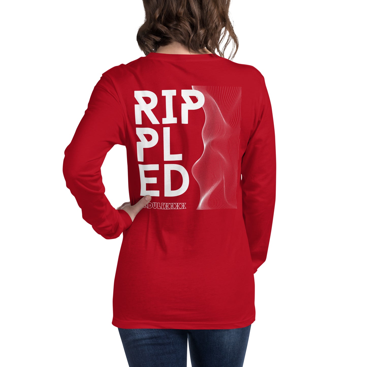 Rippled Unisex Long Sleeve Shirt - FLAKOUT