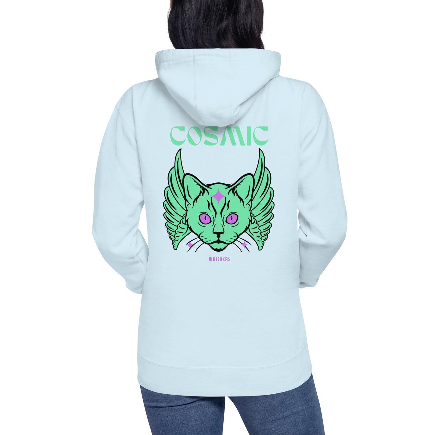 Cosmic Whiskers Unisex Hoodie - FLAKOUT