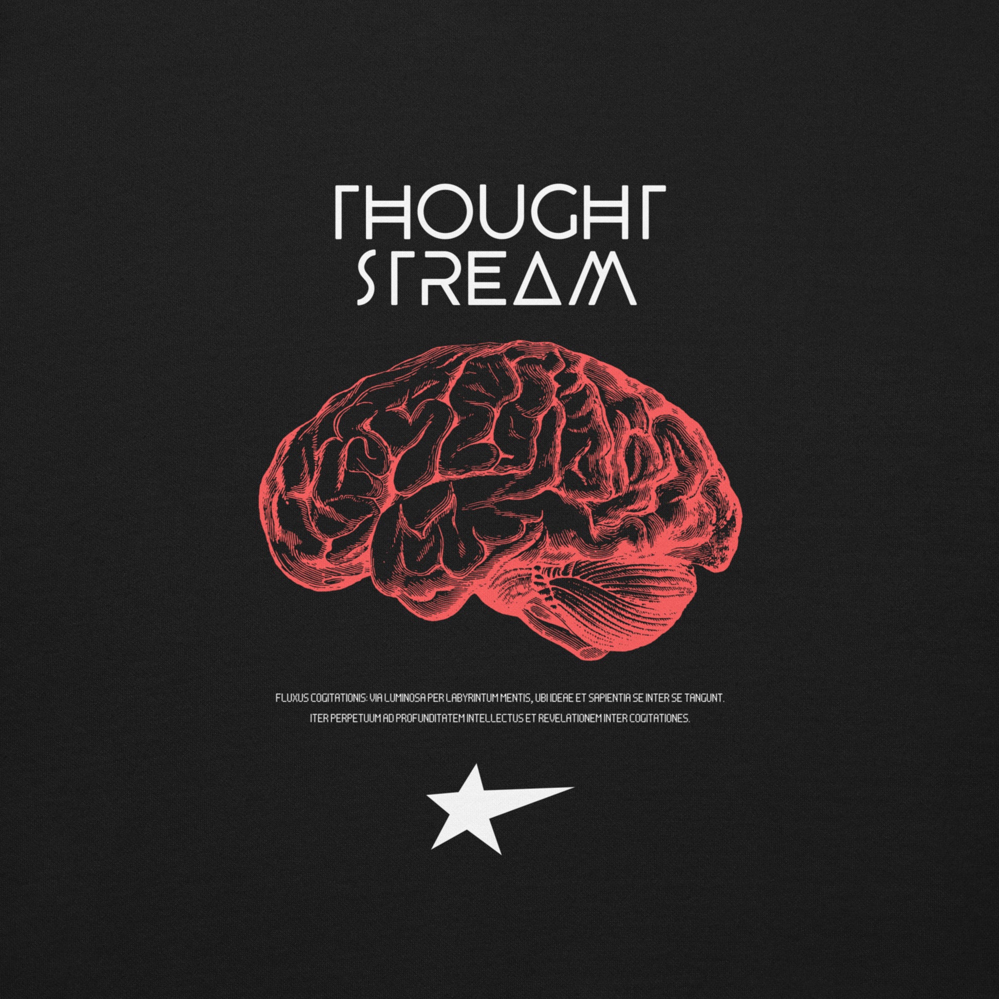 Thought Stream Unisex Fleece Sweatshirt - FLAKOUT