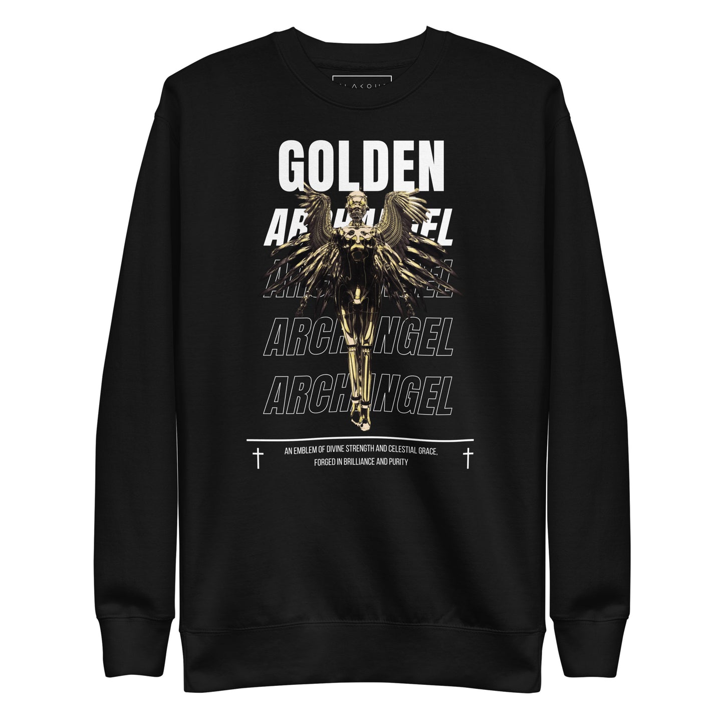 Golden Archangel Unisex Fleece Sweatshirt - FLAKOUT