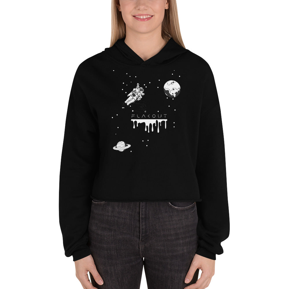 Women's Crop Hoodie Astronaut - FLAKOUT