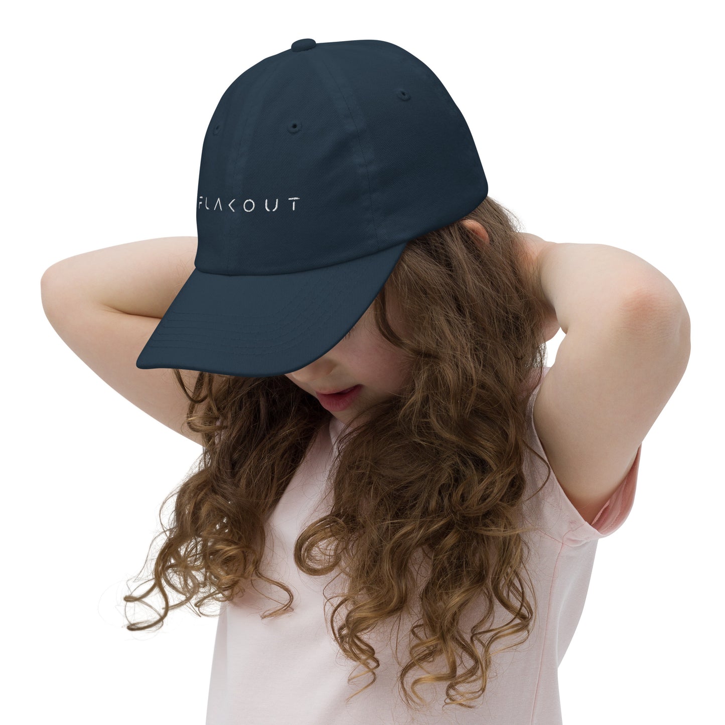 FLAKOUT Logo Embroidered Kid's Baseball Cap