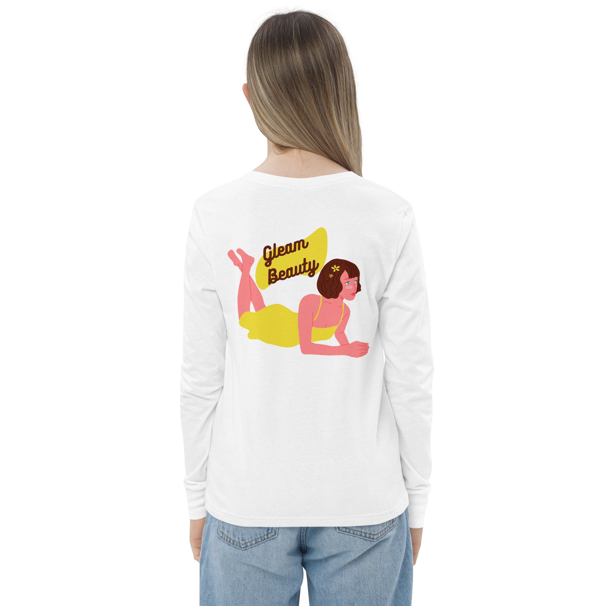 Gleam Beauty Girl's Long Sleeve Tee - FLAKOUT