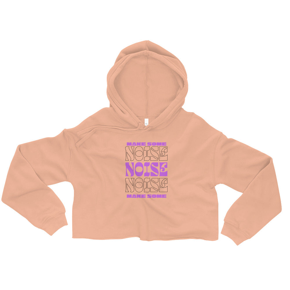 Resonance Make Some Noise Swagger Women's Crop Hoodie - FLAKOUT