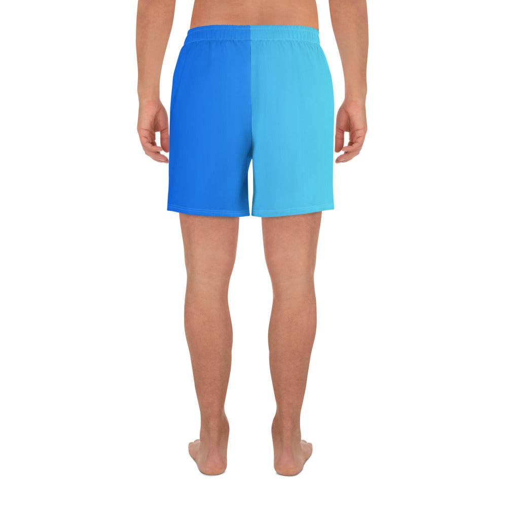 Breezy Azure Men's Swim - Athletic Shorts - FLAKOUT